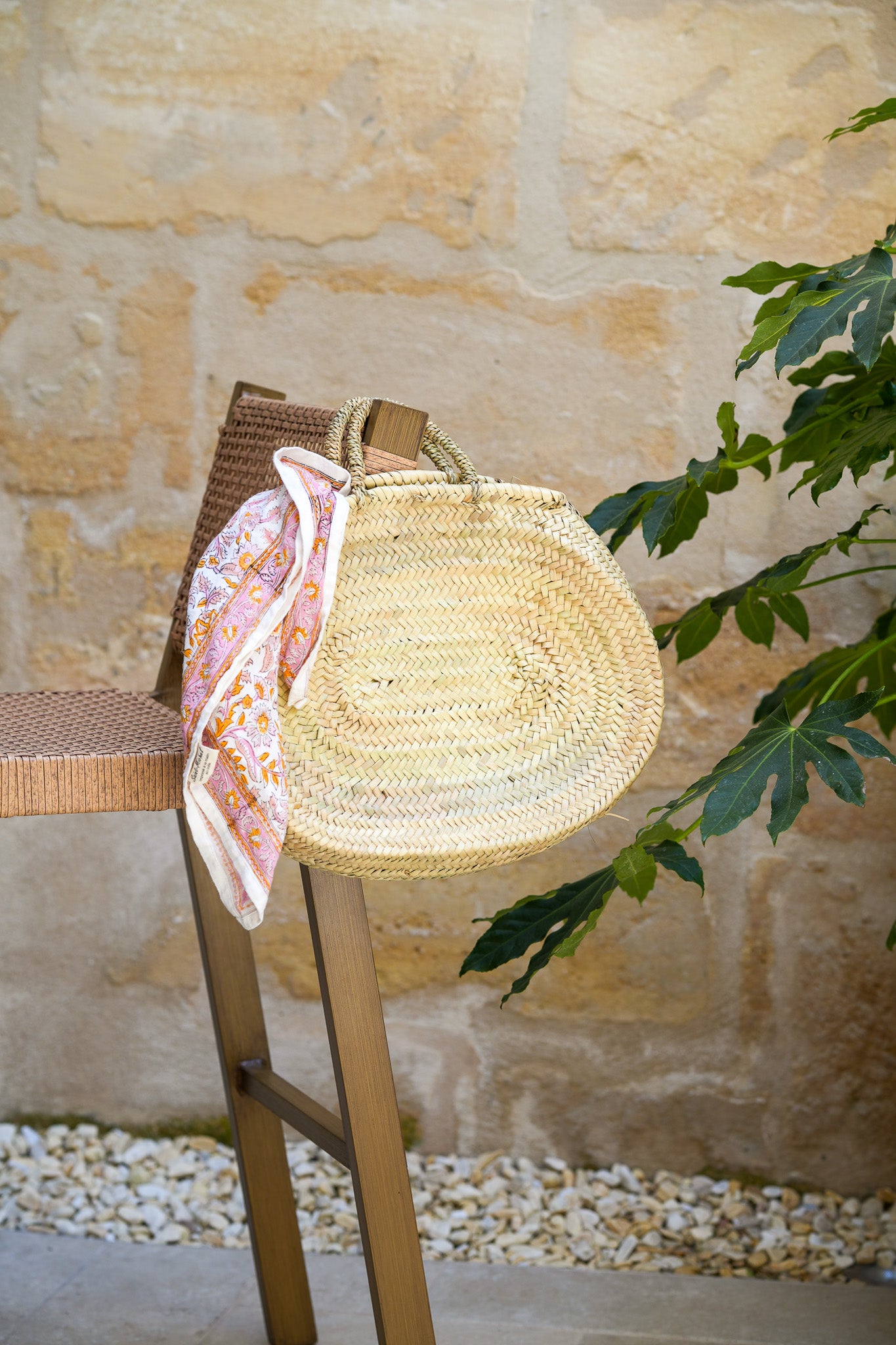 Panier en osier ovale grand modèle