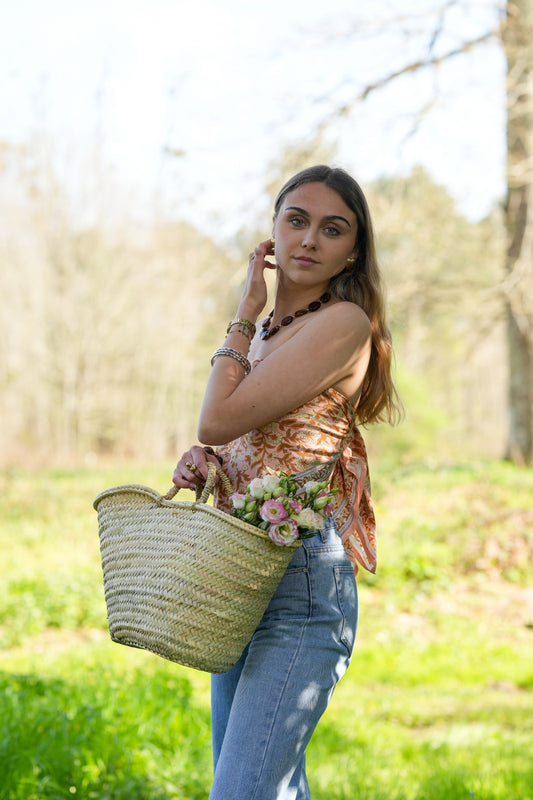 Panier en feuilles de palmier 🌴